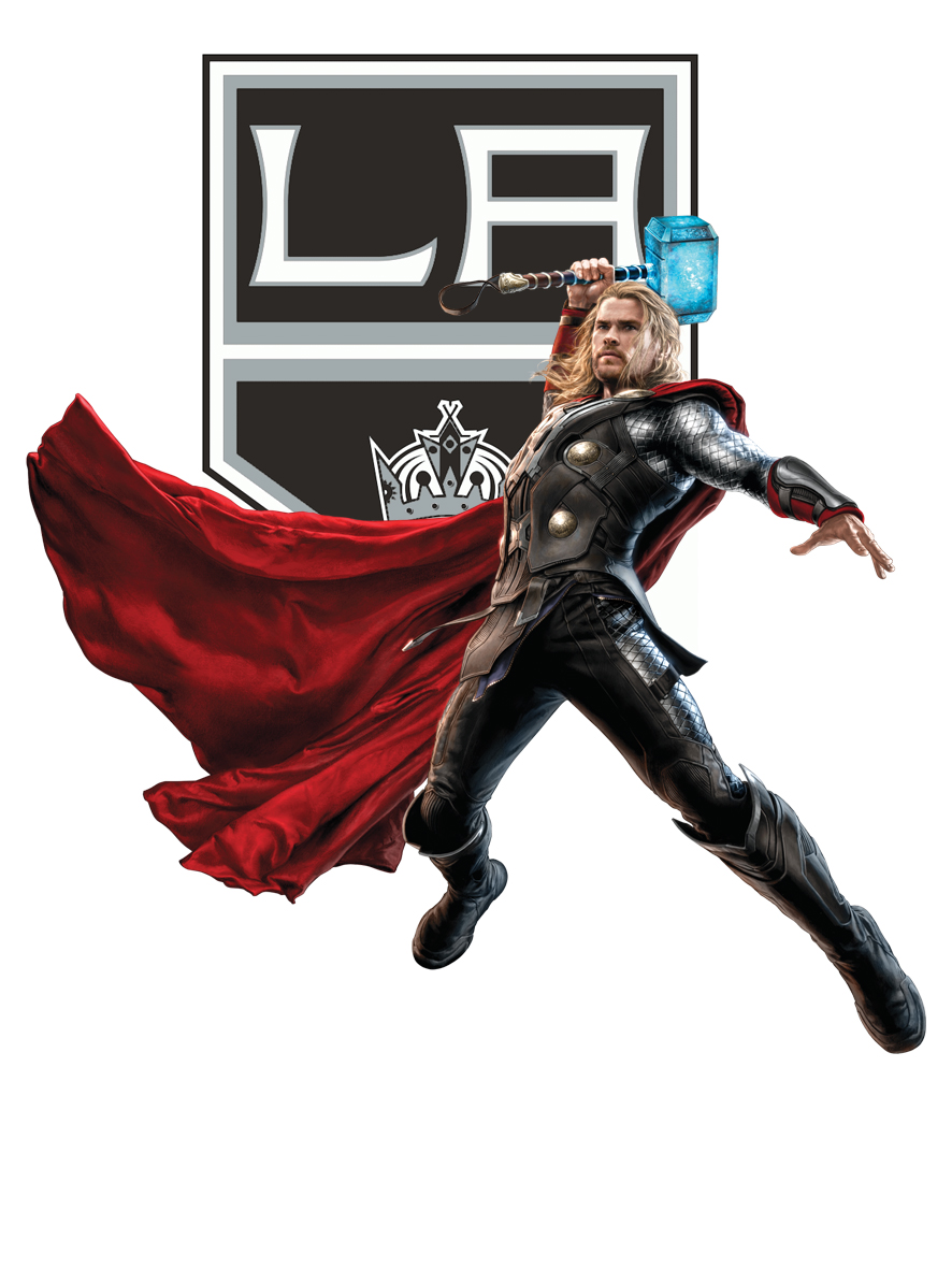 Los Angeles Kings Thor Logo vinyl decal